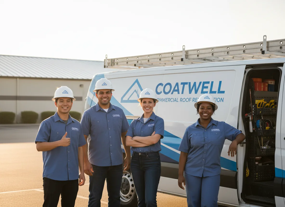 Commercial roof coating company in Purvis, MS